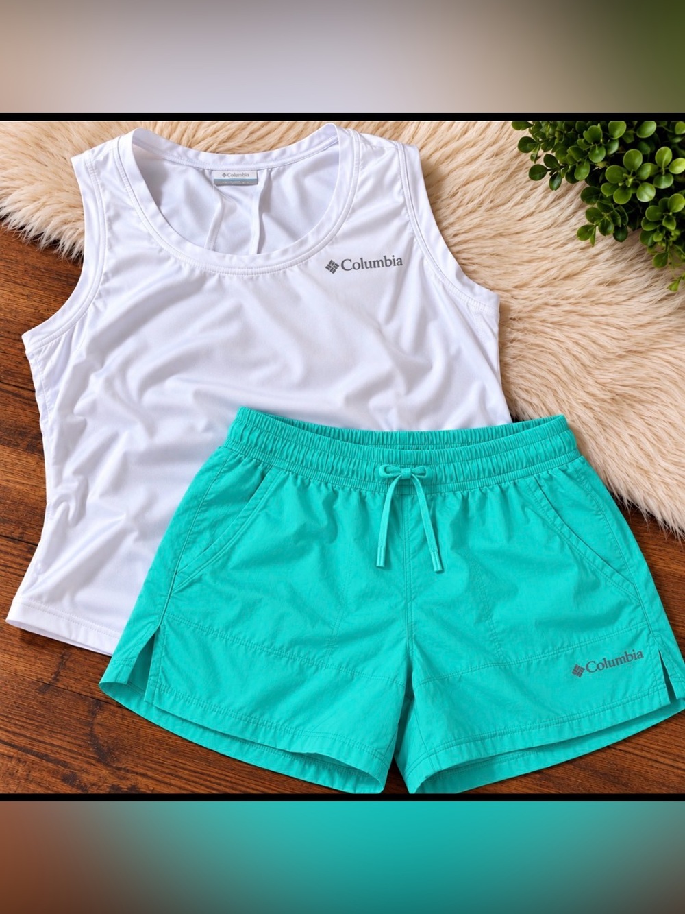 New Columbia Women's Sandy River Shorts Set Size Large